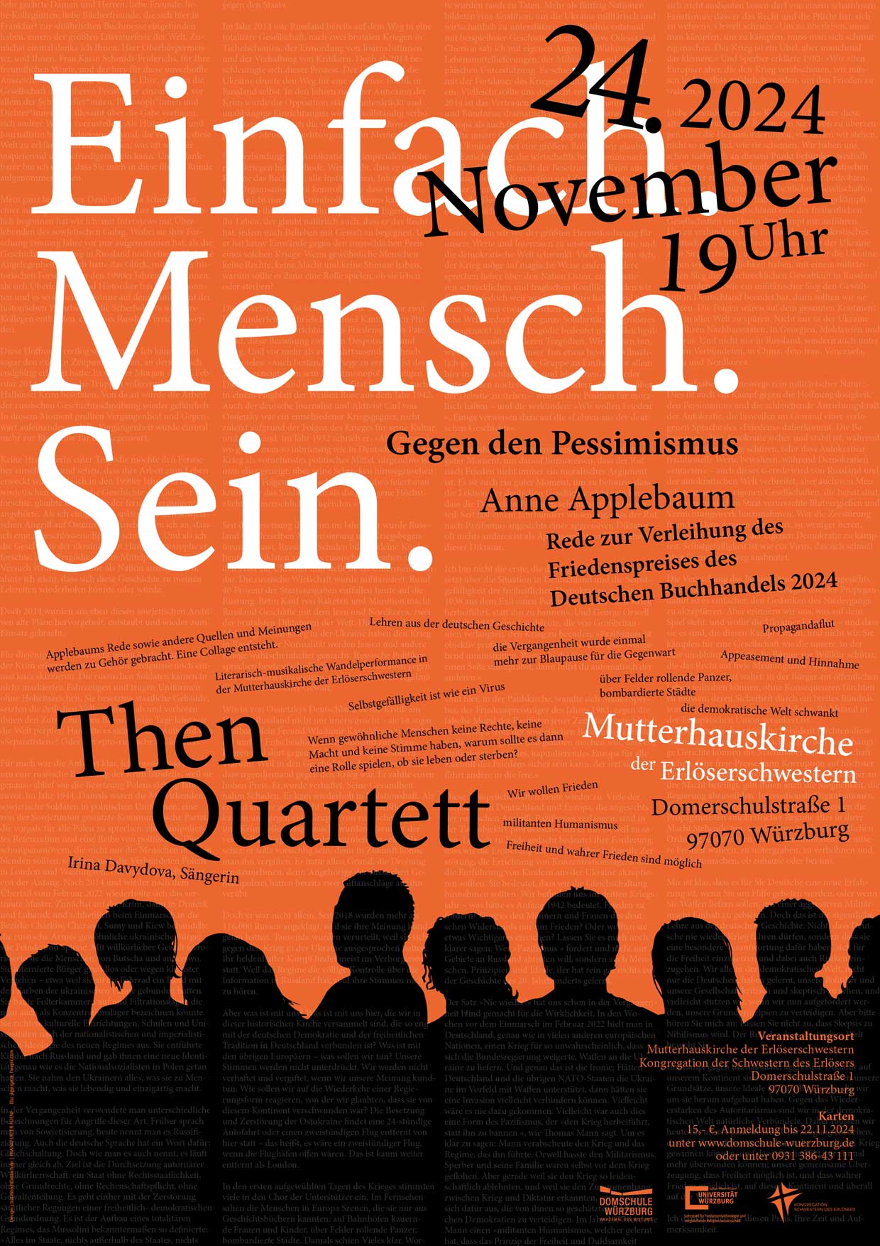 Logo Beispiel Plakat Einfach.Mensch.Sein.